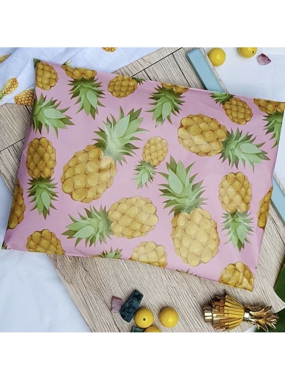 25 10X13 Poly Mailers Pineapple PRICE IS FIRM - Picture 14 of 15
